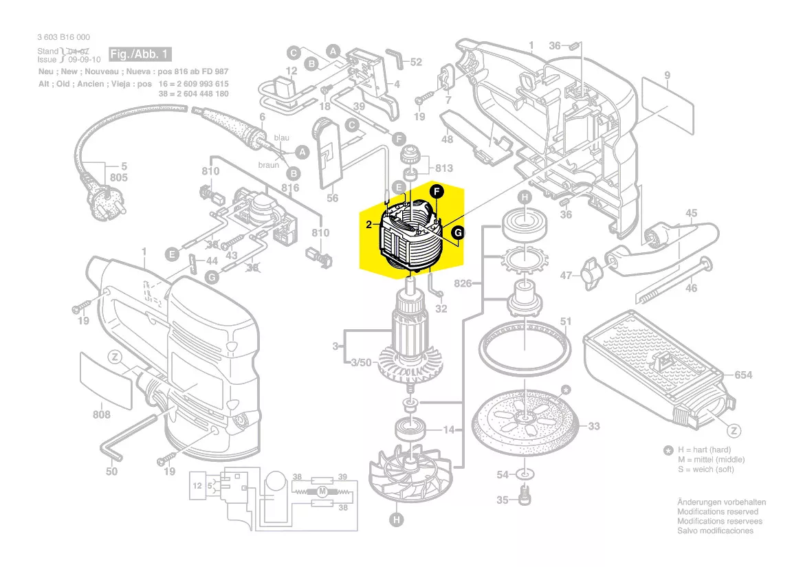 Stator réf. 1 604 220 365 BOSCH
